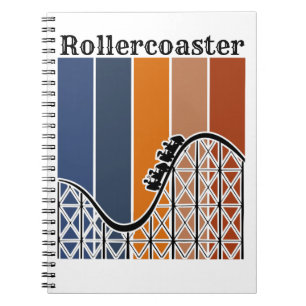Sommarventilation Riding the Rollercoaster Retro Anteckningsbok