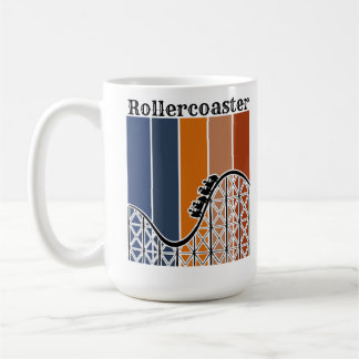 Sommarventilation Riding the Rollercoaster Retro Kaffemugg