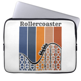 Sommarventilation Riding the Rollercoaster Retro Laptop Fodral