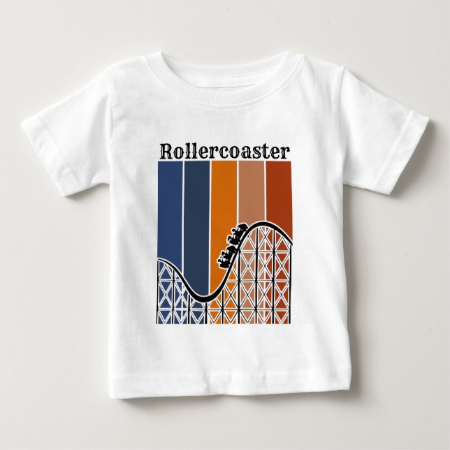 Sommarventilation Riding the Rollercoaster Retro T Shirt (Framsida)