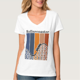 Sommarventilation Riding the Rollercoaster Retro T Shirt