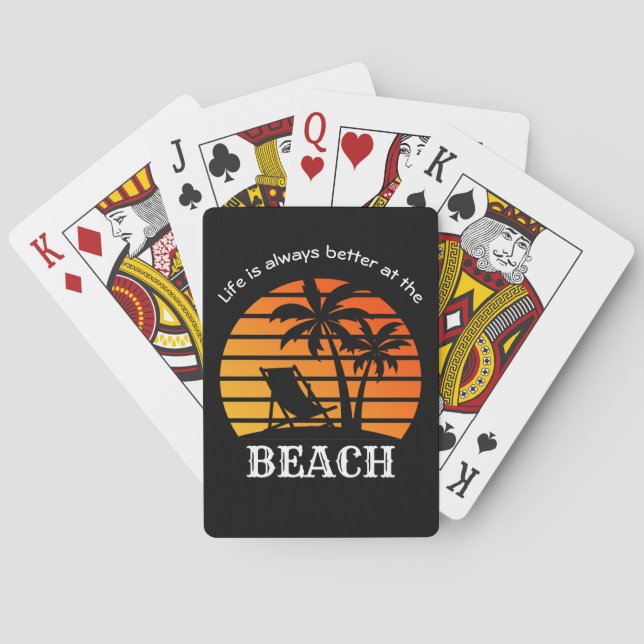 Sommarventilationen är alltid bättre i Beach Casinokort (Baksidan)