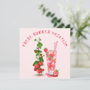 Sommarventilationskort Jordberry Coola Drink