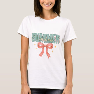 Sommarvib | Sommaren 2025 | Sommararmbåge Rosa T Shirt