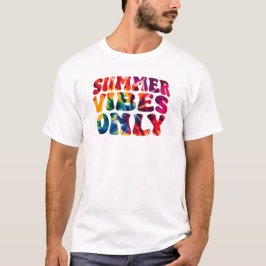 Sommarvibes endast slida manar t shirt