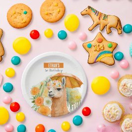 Sommarvibes Llama - Födelsedagsfest -