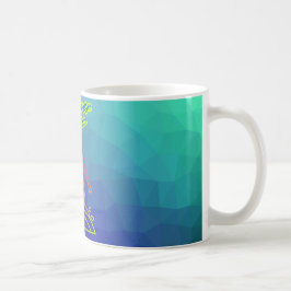 Sommarvibes pojk surfing kaffemugg