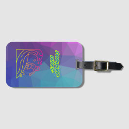 Sommarvibes pojke surfande. bagagebricka