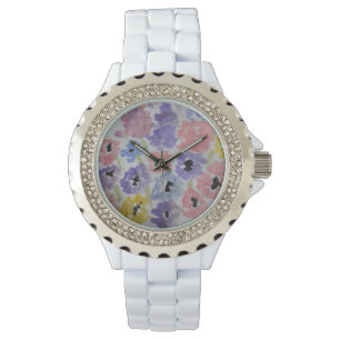 Sommarvilda Blommor Övervakning Armbandsur