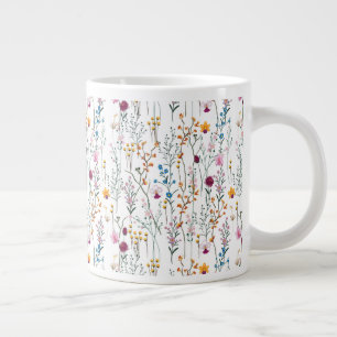 Sommarvildblommönster Jumbo Mugg