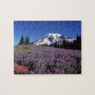 sommarvildblommor vid foten av Mount Rainier, Pussel