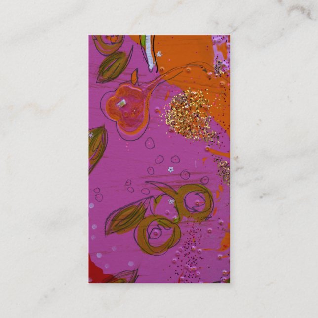 "Sommarvind ", Visitkort (Framsida)