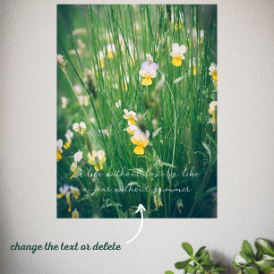 Sommarvisblommor Poster