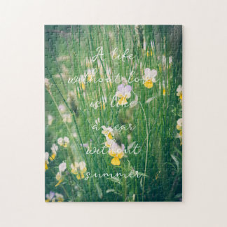 Sommarvisblommor Pussel