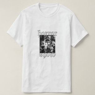 Sommarvit bomullskjorta med den fasa som visas de t shirt