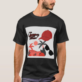 Sommarvit kortärmad t-shirt för män