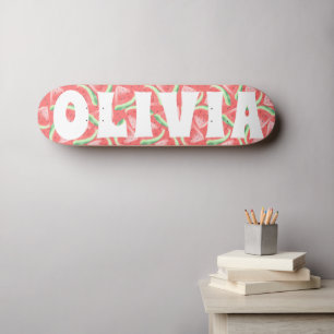Sommarvsmassan, vattenmelon, anpassningsbar (sötsk mini skateboard bräda 18,5 cm