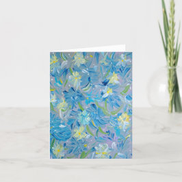 Sommarvykort för Blommigt Tack Kort