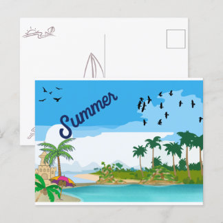 Sommarvykort Helg Vykort