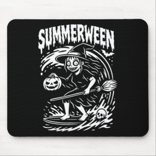Sommarween Halloween Sommar Surfande Strand Häxa  Musmatta
