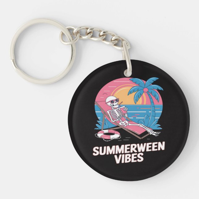 Sommarween Skelett Sommarlov Strand Rolig (Framsidan)
