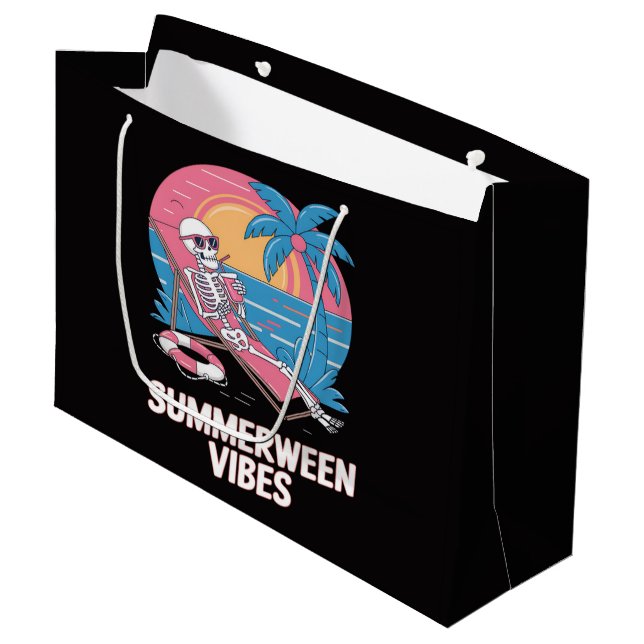 Sommarween Skelett Sommarlov Strand Roligt (Framsidan Vinklad)