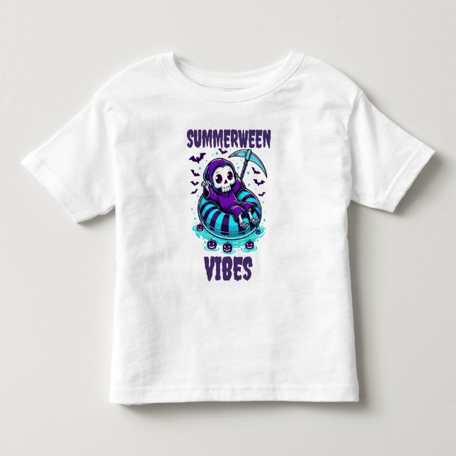 Sommarween-stämning – Reaper Avslappnad T Shirt (Framsida)