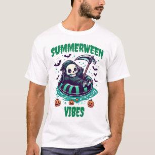 Sommarween-vibbar – Reaper Avslappnad T Shirt