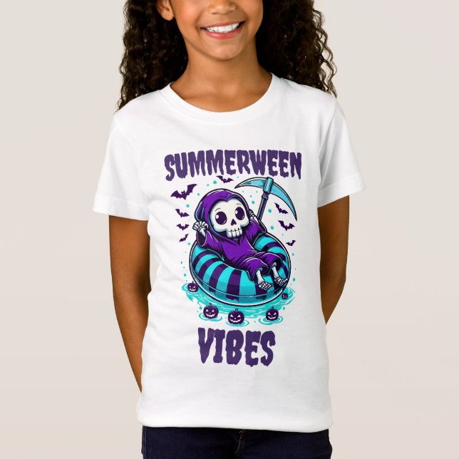 Sommarween-vibbar – Skördemaskin Avslappnad T Shirt (Framsida)