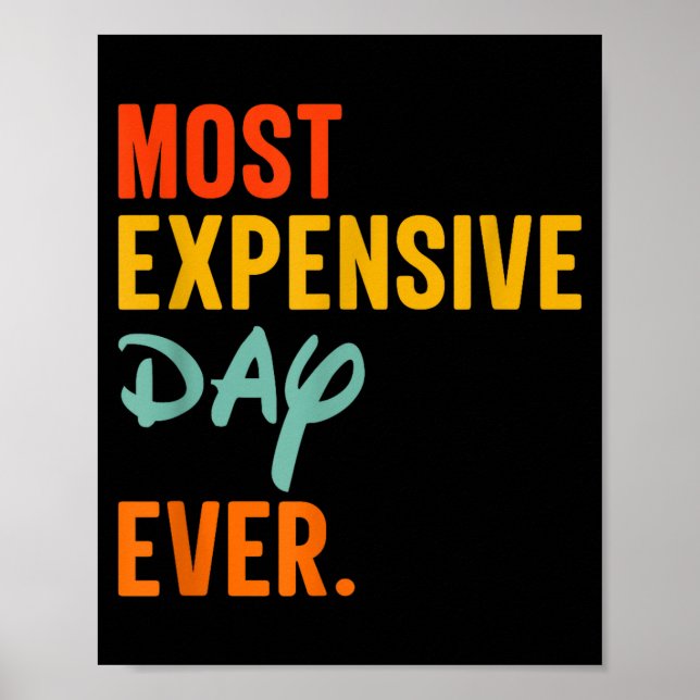 Sommas Most Expensive Day Ever Funny Family Vacati Poster (Framsidan)