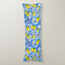 Sommblått sicilianskt Amalfi Mediterranean majolic