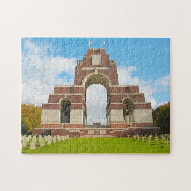 Somme Thiepval Memorial Frankrike Pussel (Horisontell)
