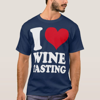Sommelier I Kärlek Vin Taste Vin Taster T Shirt