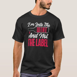 Sommelier i Vin, som dricker smak jag är i Vin T Shirt