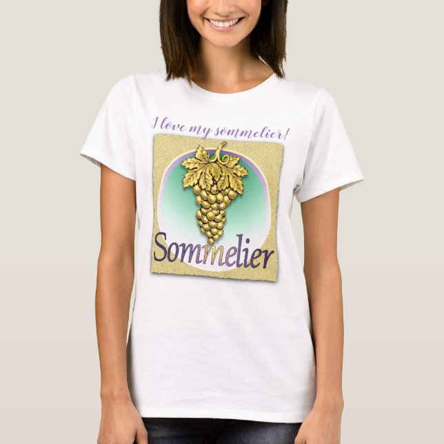 Sommelier Symbol W T-Shirt (Framsida)
