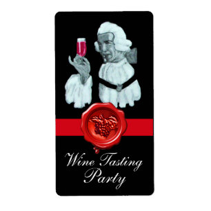 SOMMELIER VIN TASTING PARTY,RED VAX SEAL FRAKTSEDEL