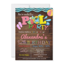 SOMMER BASSÄNG PARTINBJUDAN