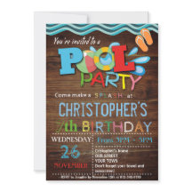 SOMMER BASSÄNG PARTINBJUDAN