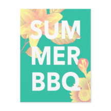 SOMMER BBQ-ljus blommigt