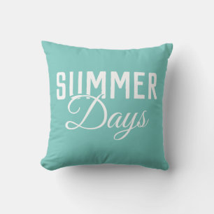 SOMMER DAYS-typografi Kudde