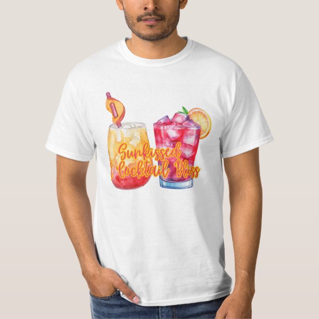 SOMMER DRINKS T SHIRT (Framsida)