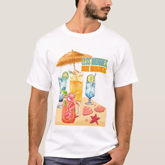 SOMMER DRINKS T SHIRT (Framsida)