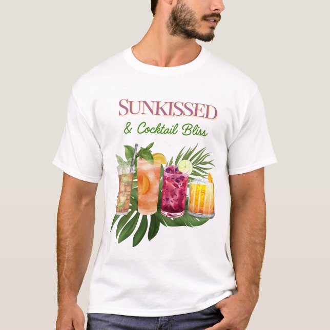 SOMMER DRINKS T SHIRT (Framsida)