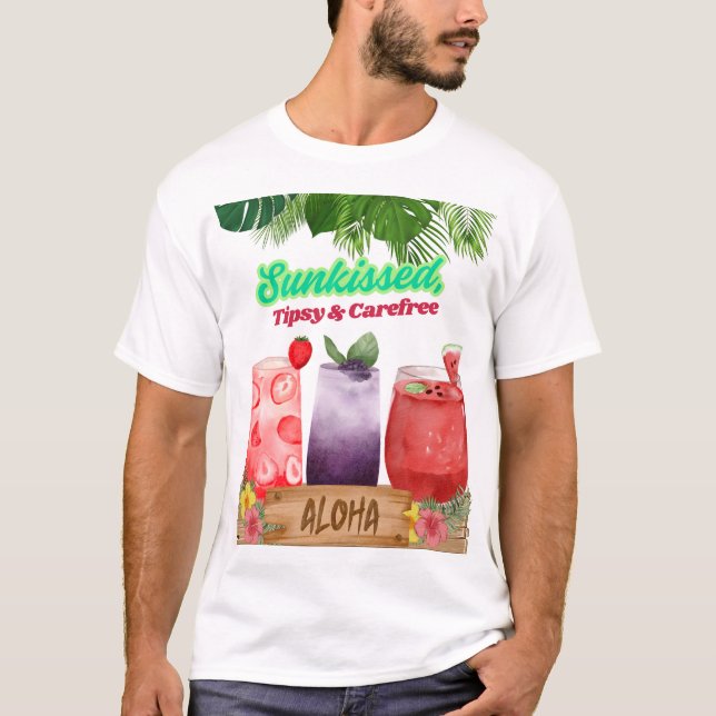 SOMMER DRINKS T SHIRT (Framsida)