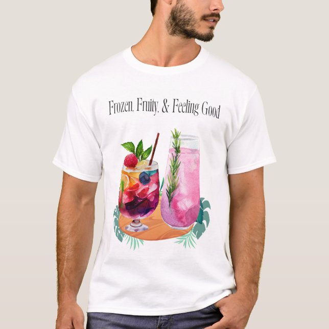 SOMMER DRINKS T SHIRT (Framsida)