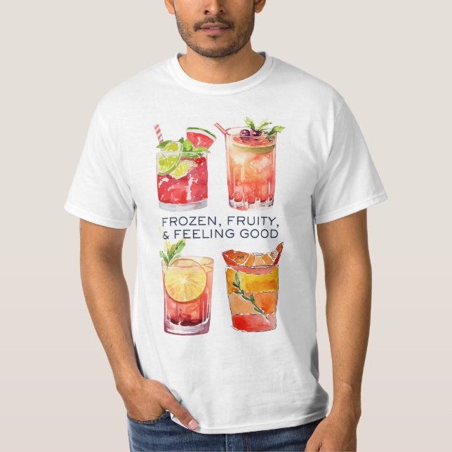 SOMMER DRINKS T SHIRT (Framsida)