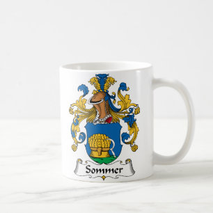 Sommer familjvapensköld kaffemugg