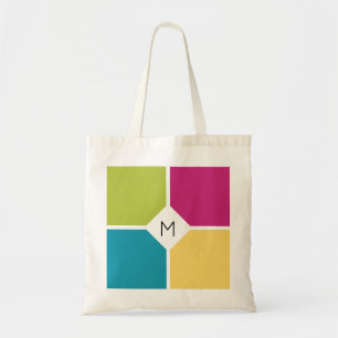 SOMMER FÄRG Quadrants MONOGRAM Tygkasse