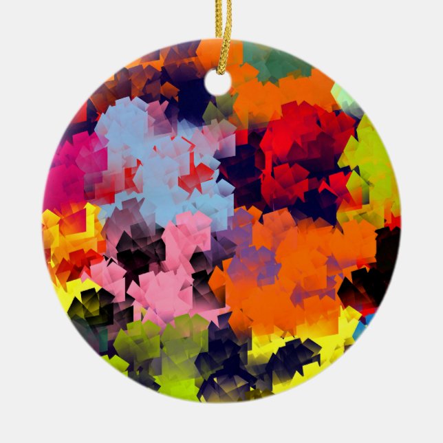 SOMMER FLOWERS JULGRANSPRYDNAD KERAMIK (Framsidan)