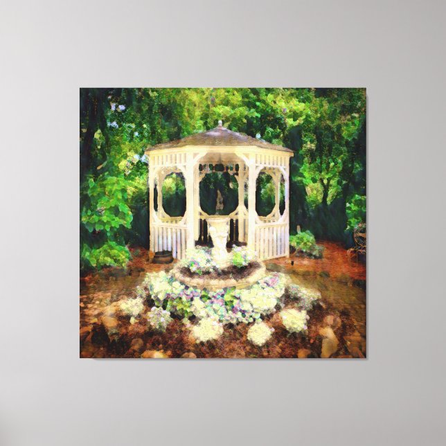 SOMMER GAZEBO Stretched Canvas Art (Framsida)